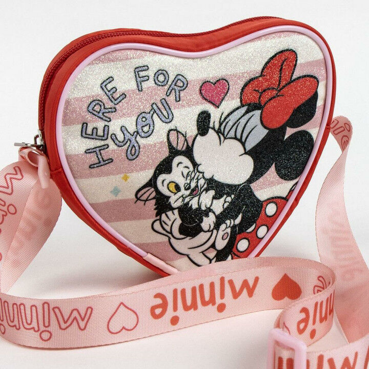 Umhängetasche Minnie Mouse Rot 15,0 x 14,0 x 4,0 cm