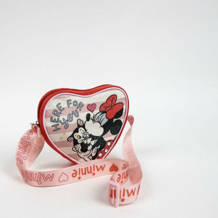 Umhängetasche Minnie Mouse Rot 15,0 x 14,0 x 4,0 cm