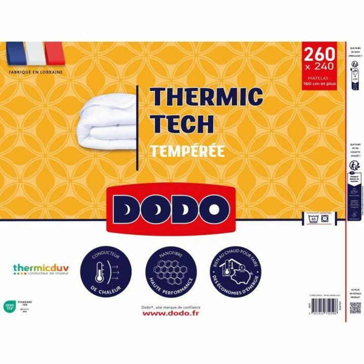 Bettdecke DODO THERMIC TECH Weiß 250 g/m² 240 x 260 cm