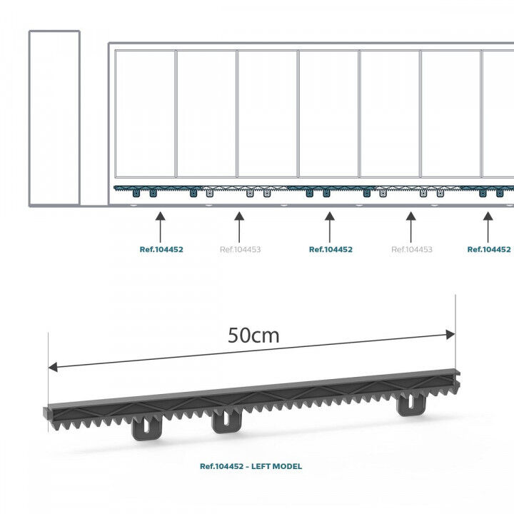 Metal guides Avidsen 104452