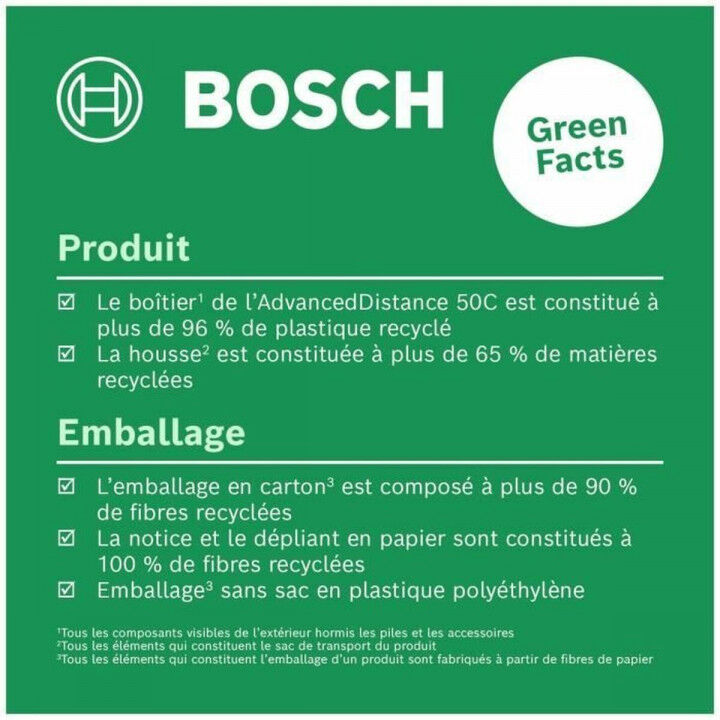 Télémètre BOSCH AdvancedDistance 50 C 50 m