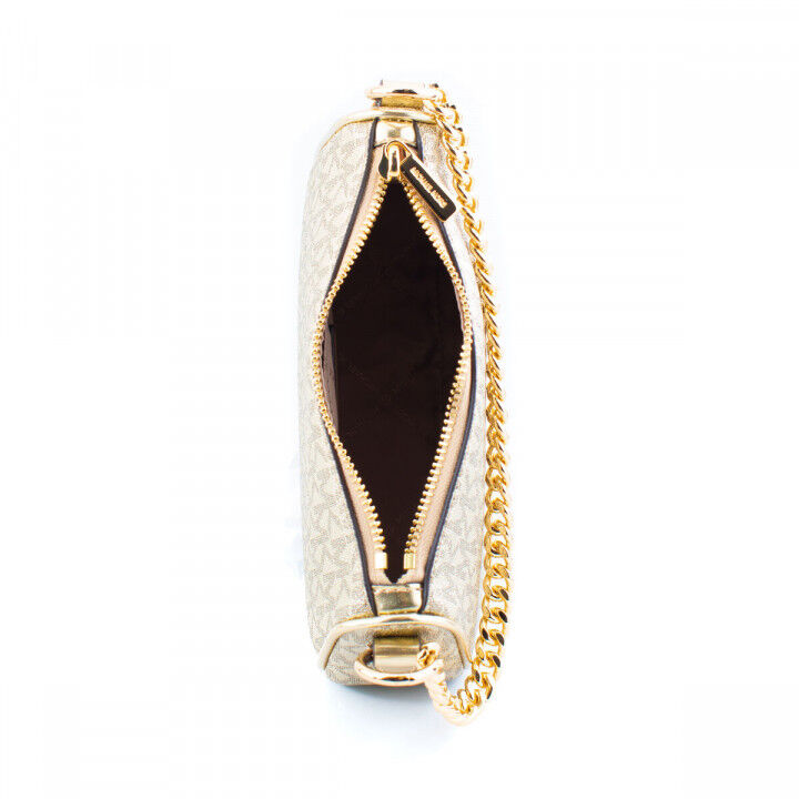 Borsa a Tracolla Michael Kors Carmela Dorato 20 x 12 x 7 cm