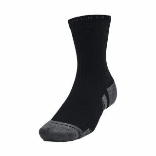 Chaussettes de Sport Under Armour Performance Noir Unisexe 3 Pièces