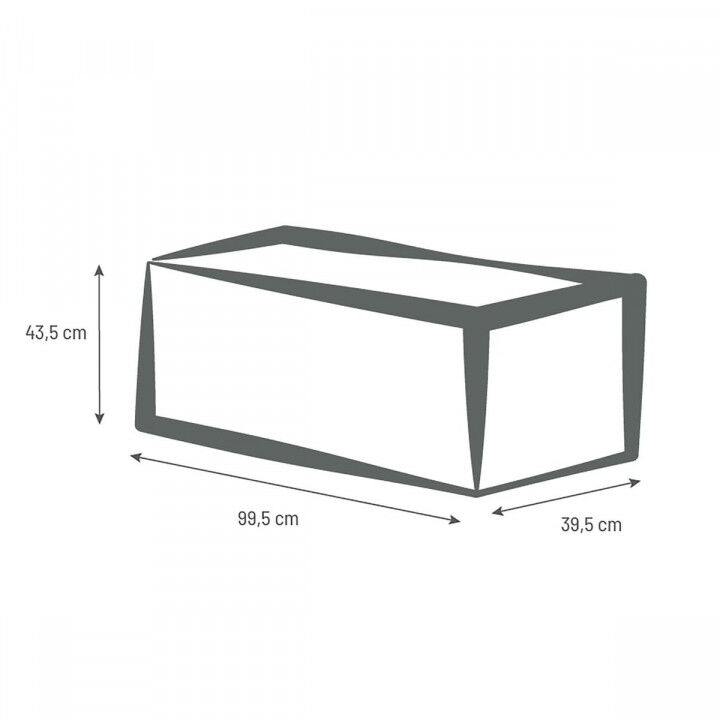 Planter EDA Anthracite Plastic 99 x 39 x 43 cm