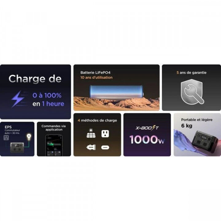 Stazione elettrica portatile Ecoflow River 2 Max 500 W 512 Wh