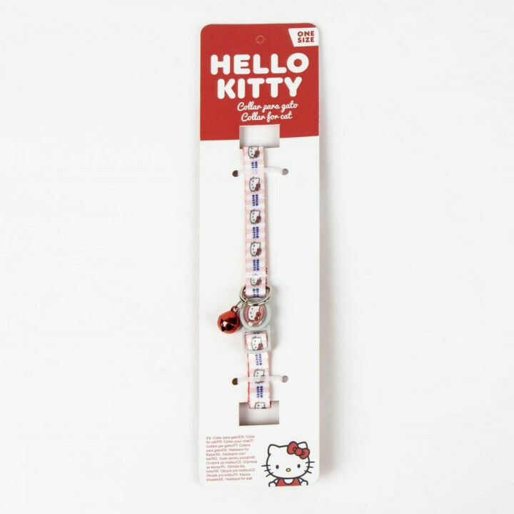 Kattenhalsband Hello Kitty Rood