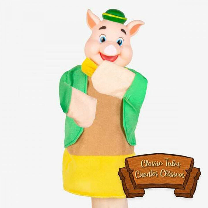 Pluchen Marionet 3 Little Pigs