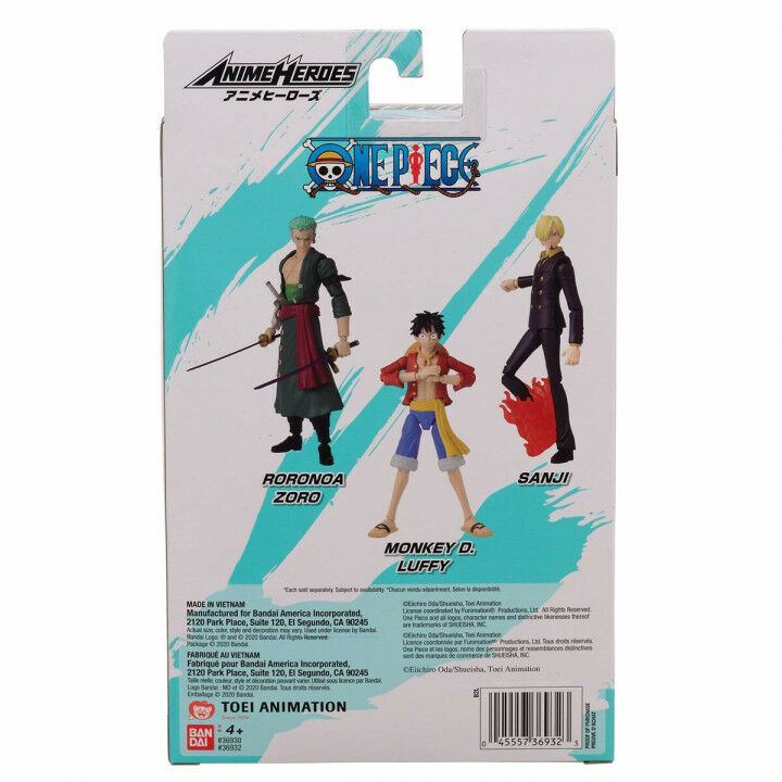 Ledenpop One Piece Anime Heroes - Roronoa Zoro 17 cm