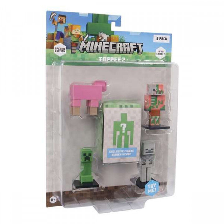 Actiefiguur Minecraft Toppeez
