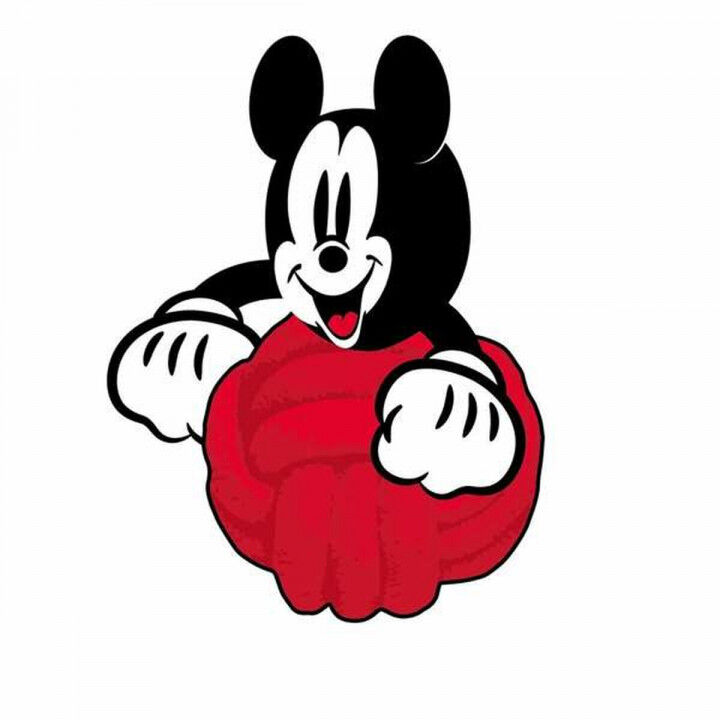Hondenspeelgoed Mickey Mouse Rood 10,5 x 14,5 x 6 cm