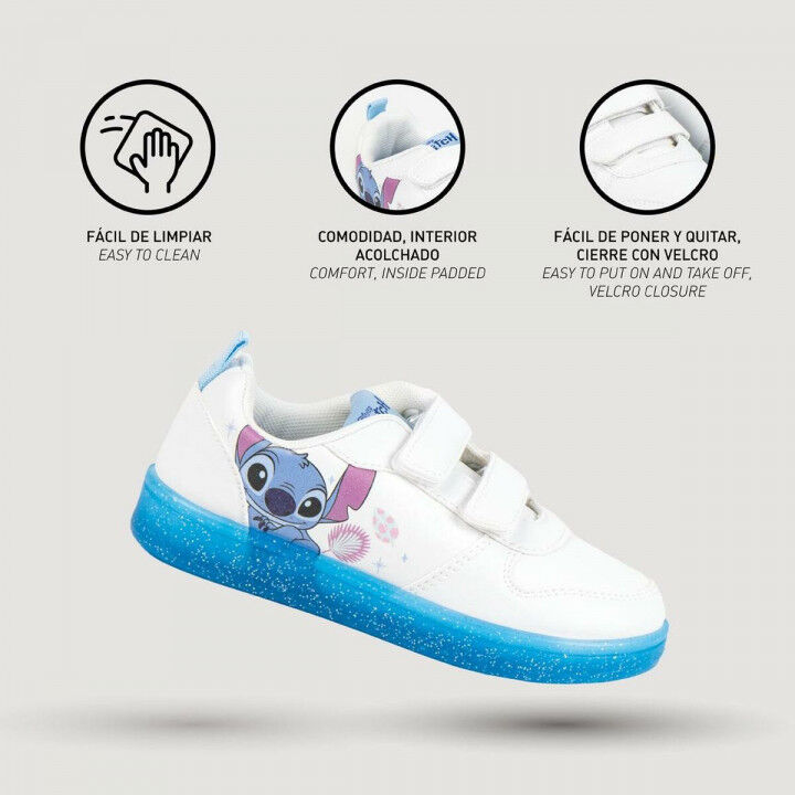 Zapatillas Deportivas Infantiles Stitch Blanco
