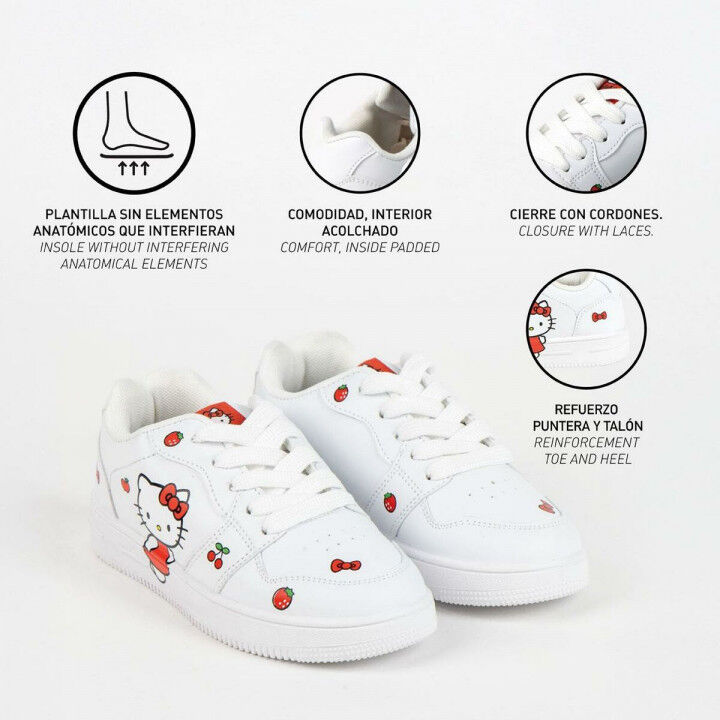 Sportschoenen voor Kinderen Hello Kitty Wit
