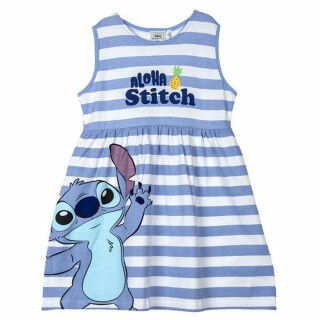 Vestido Stitch Azul Niña