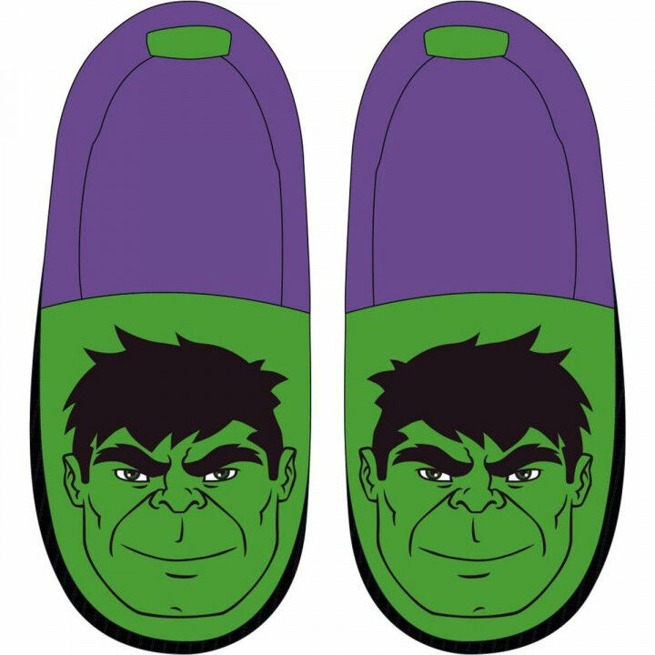 House Slippers The Avengers Green 24-25