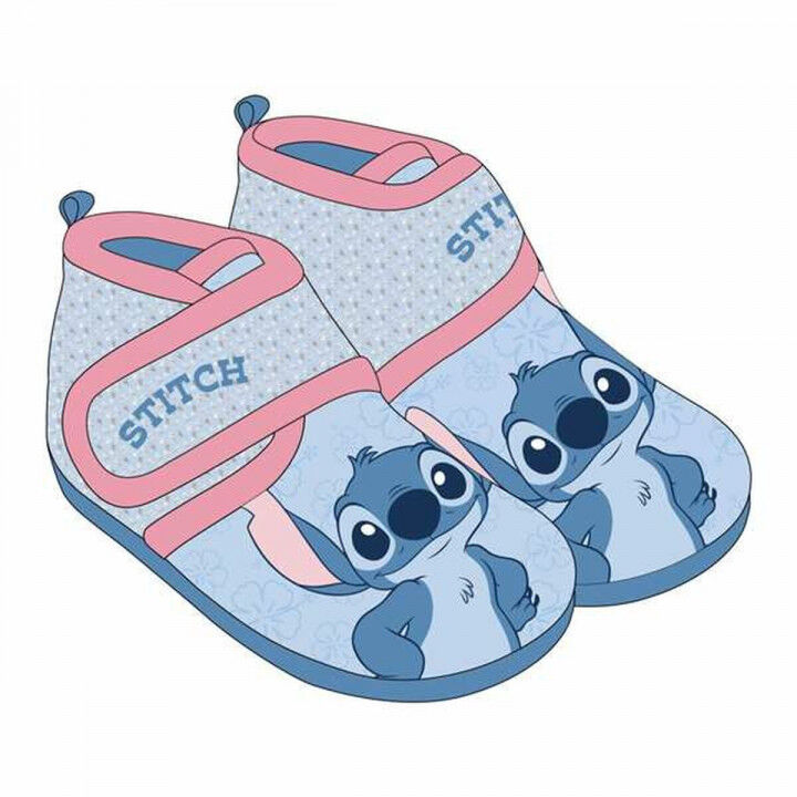 House Slippers Stitch Light Blue 26