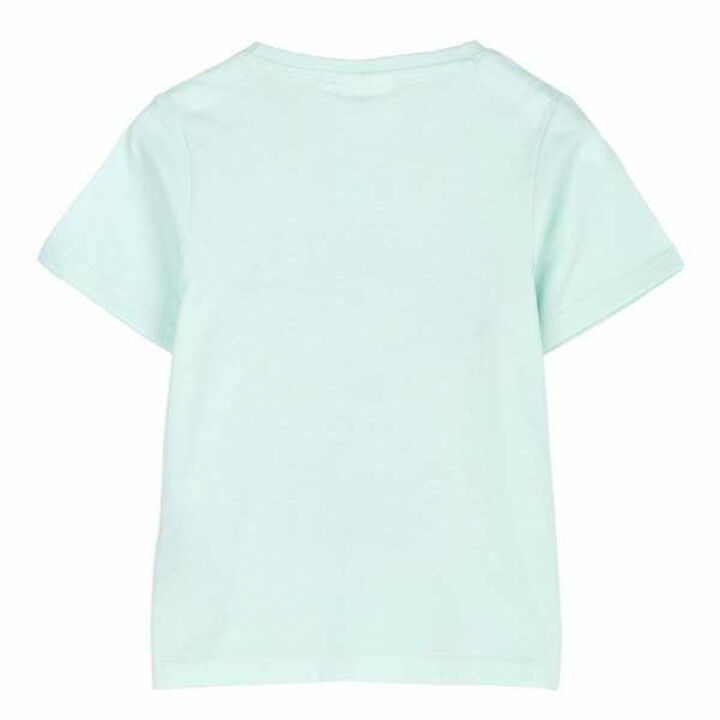 Camiseta de Manga Corta Infantil Stitch Verde Turquesa
