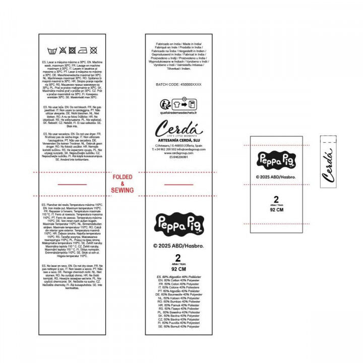 Vestido Peppa Pig Rosa