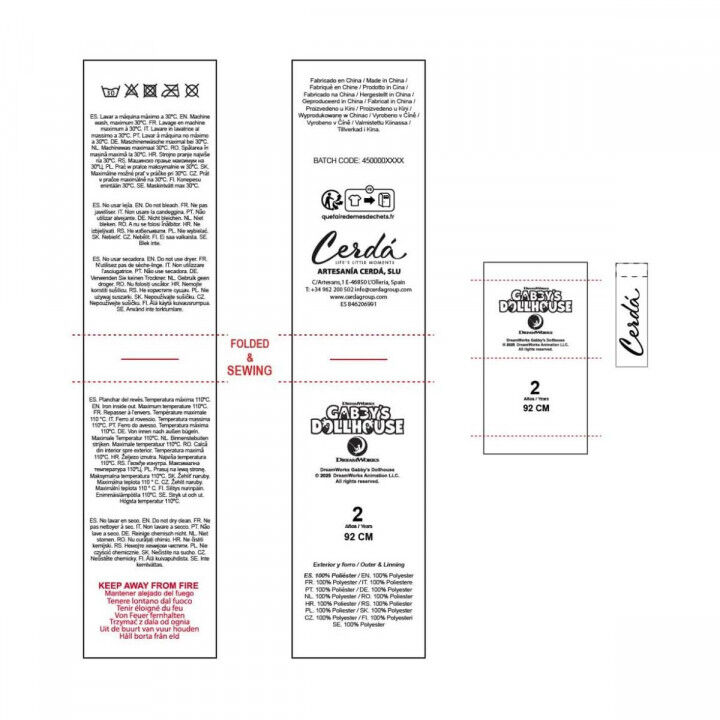 Kinderkamerjas Gabby's Dollhouse