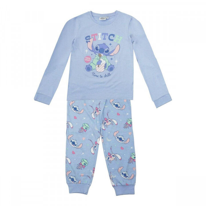 Pijama Infantil Stitch Azul