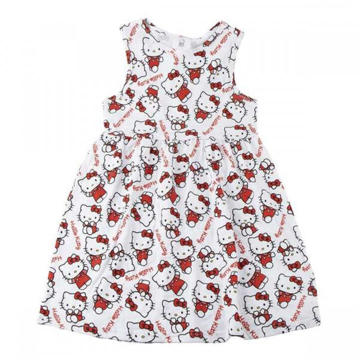Jurk Hello Kitty Wit