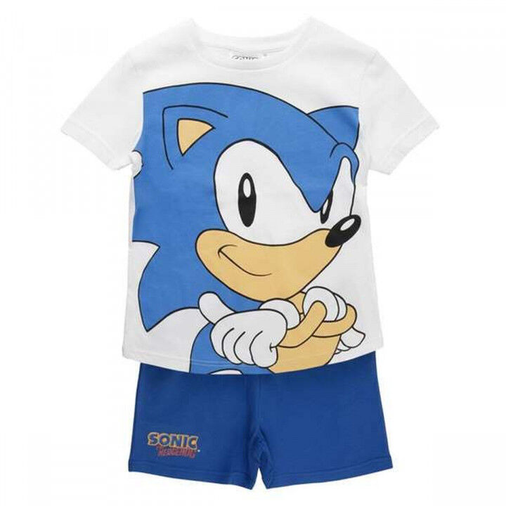 Schlafanzug Für Kinder Sonic Weiß