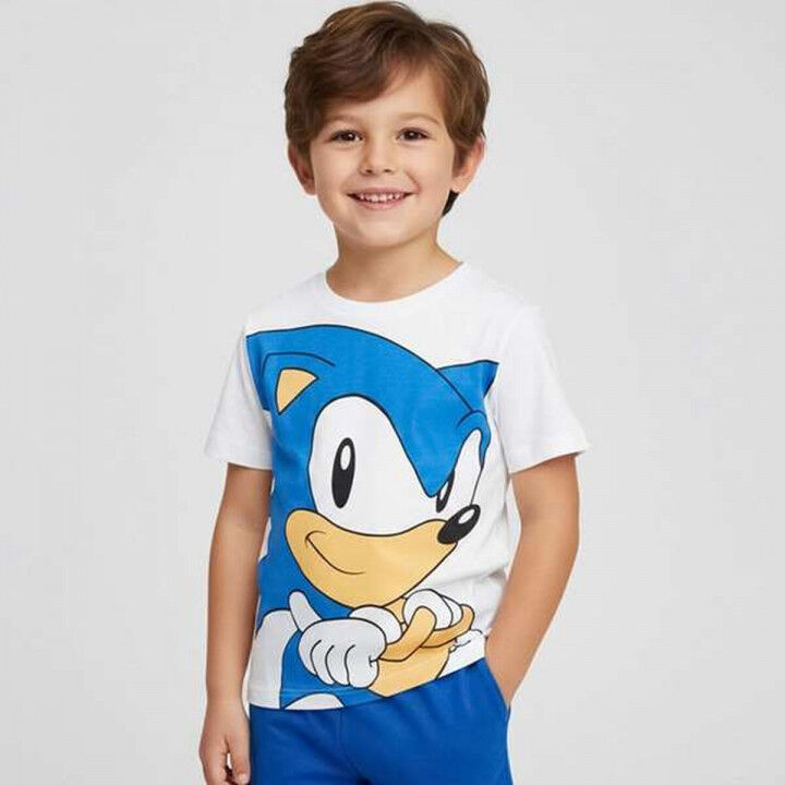 Pyjama Enfant Sonic Blanc