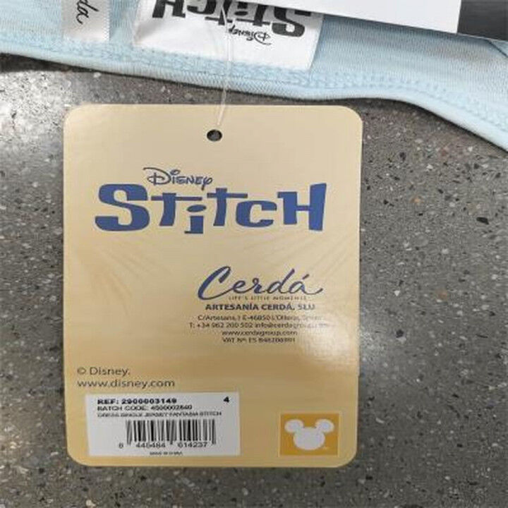 Vestido Stitch Azul claro