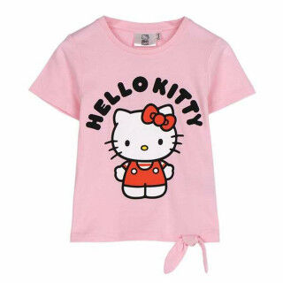 Kurzarm-T-Shirt für Kinder Hello Kitty Rosa Hellrosa