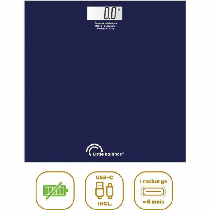 Digitale Personenwaage Little Balance SB3 Blau