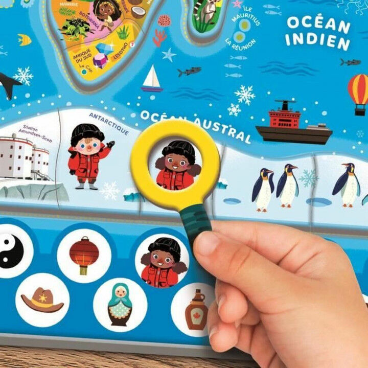 Puzzle Clementoni Magnetic World Map 110 Pieces