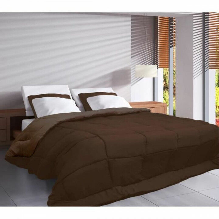 Dekbed Poyet  Motte Calgary Moka Chocolade 200 x 200 cm 400 g /m²