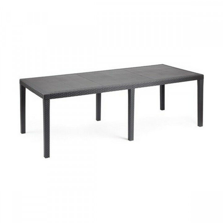 Table Gris Anthracite Résine Plastique
