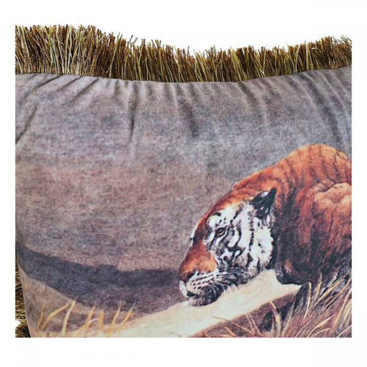 Coussin DKD Home Decor Aluminium Colonial Jungle (2 Unités) (2 Pièces)