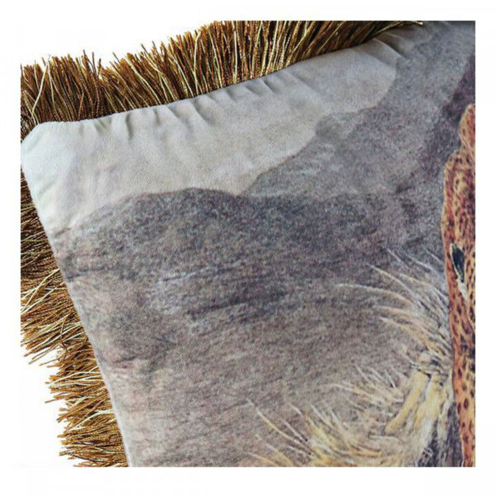 Cushion DKD Home Decor Aluminium Colonial Jungle (2 Units) (2 Pieces)