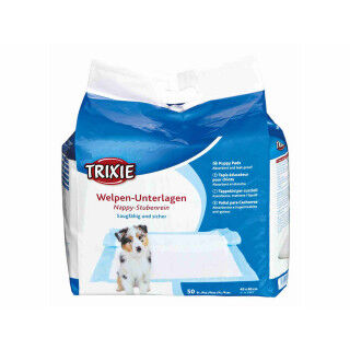 Zindelijkheidstraining-pads voor honden Trixie Puppy Nappy 40 x 60 cm 40 × 60 cm Wit 50 Stuks