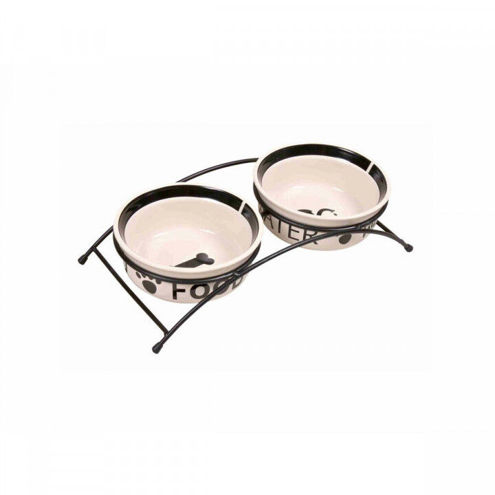 Pet feeding dish Trixie Double Bowl