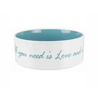 Voerbak voor honden Trixie Blauw Crème Ø 20 cm 1,4 L