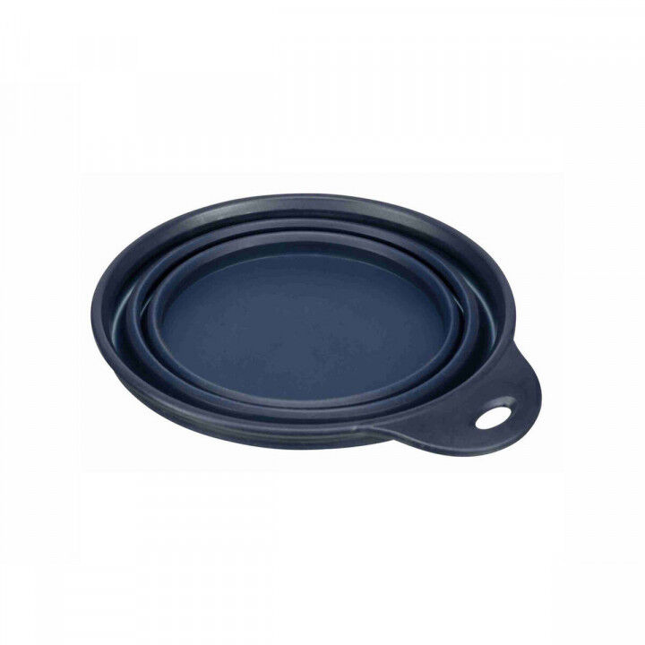 Zusammenfaltbarer Fressnapf Trixie Travel Silikon 1 L grün