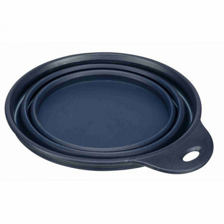 Ciotola Pieghevole per Animali Domestici Trixie Travel Silicone 1 L Verde