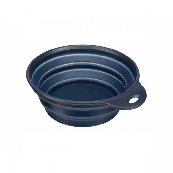 Folding Pet Bowl Trixie Travel Silicone 1 L Green
