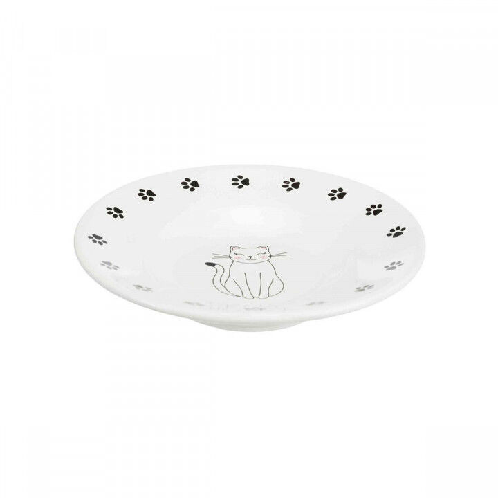 Voerbak voor katten Trixie Wit 15 cm