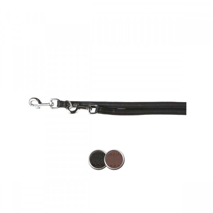 Verstelbare hondenriem Trixie Zwart 2 m M/L