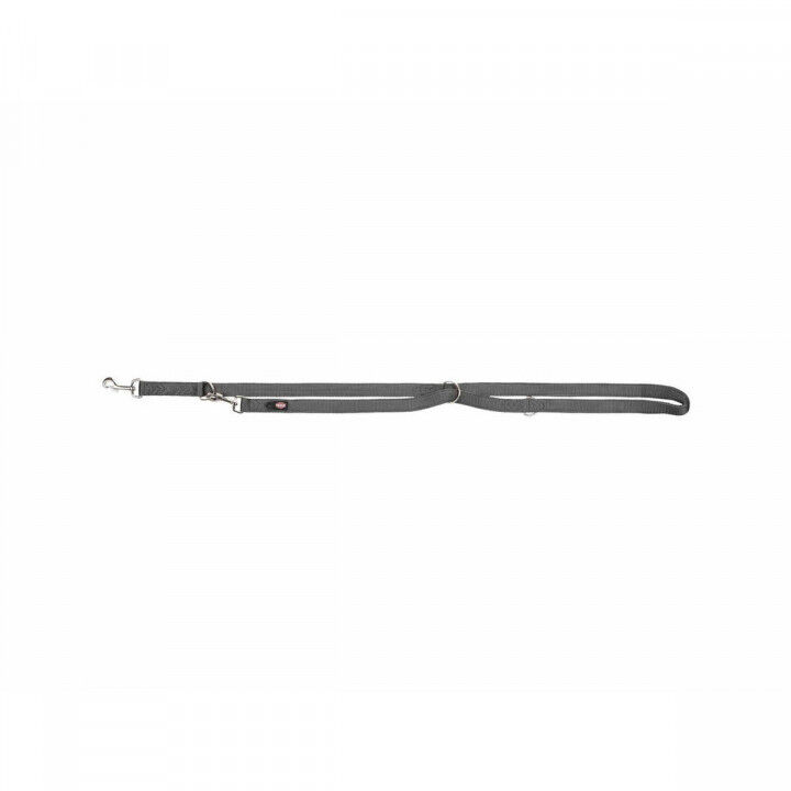 Adjustable dog leash Trixie Graphite L/XL