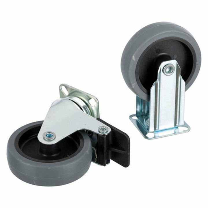 Wielen Trixie Zwart Plastic Draagmand (4 Stuks) (4 Onderdelen)