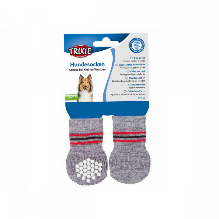 Socken Trixie Grau L Hund