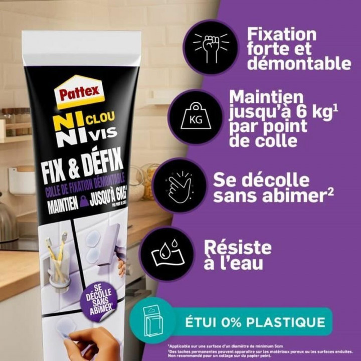 Lijm Pattex Fix & Défix 44 g
