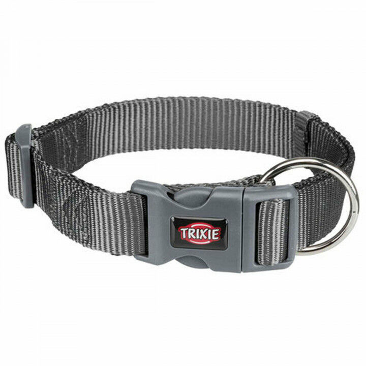 Hundehalsband Trixie New Premium Graphit L/XL 40-65 cm