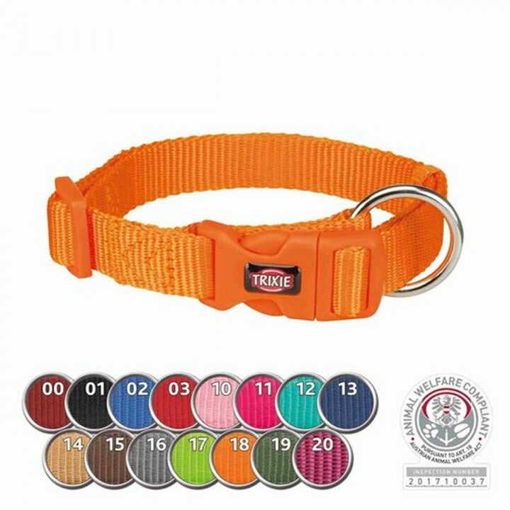 Hondenhalsband Trixie New Premium Zwart S 25-40 cm