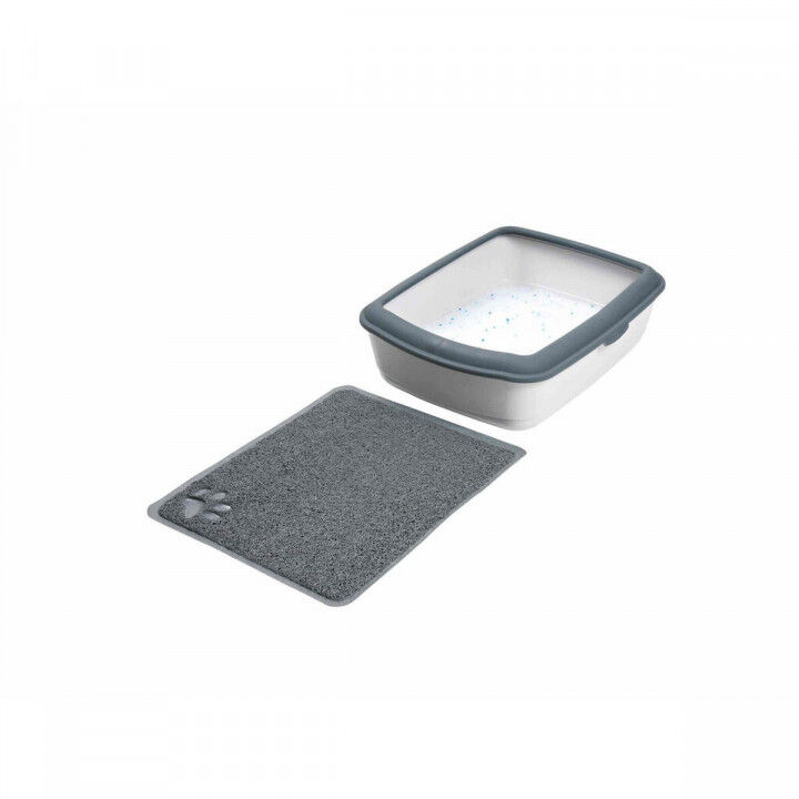 Tappetino per Lettiera per Gatti Trixie Antracite PVC 37 × 45 cm