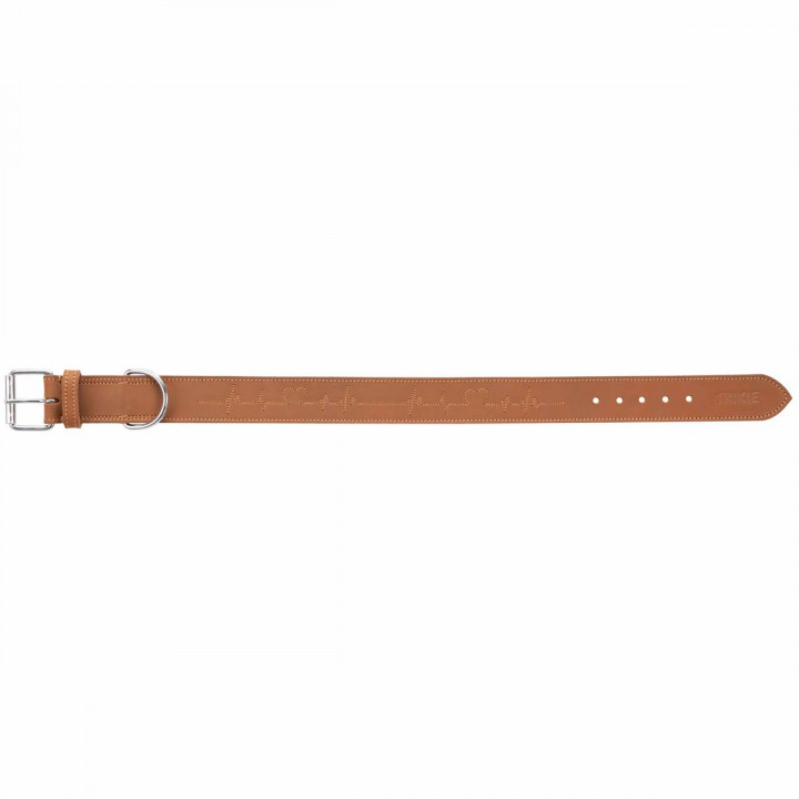 Hondenhalsband Trixie Heartbeat Bruin L 47-55 cm